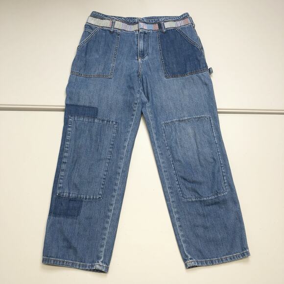 Anthropologie Denim - Anthropologie Pilcro and Letterpress Patchwork Slim Boyfriend Jeans Sz 30 Petite